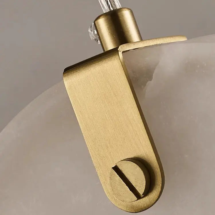 Alabaster Round Pendant Lights Dining Room Pendant