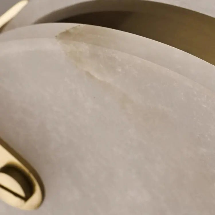 Alabaster Round Pendant Lights Dining Room Pendant