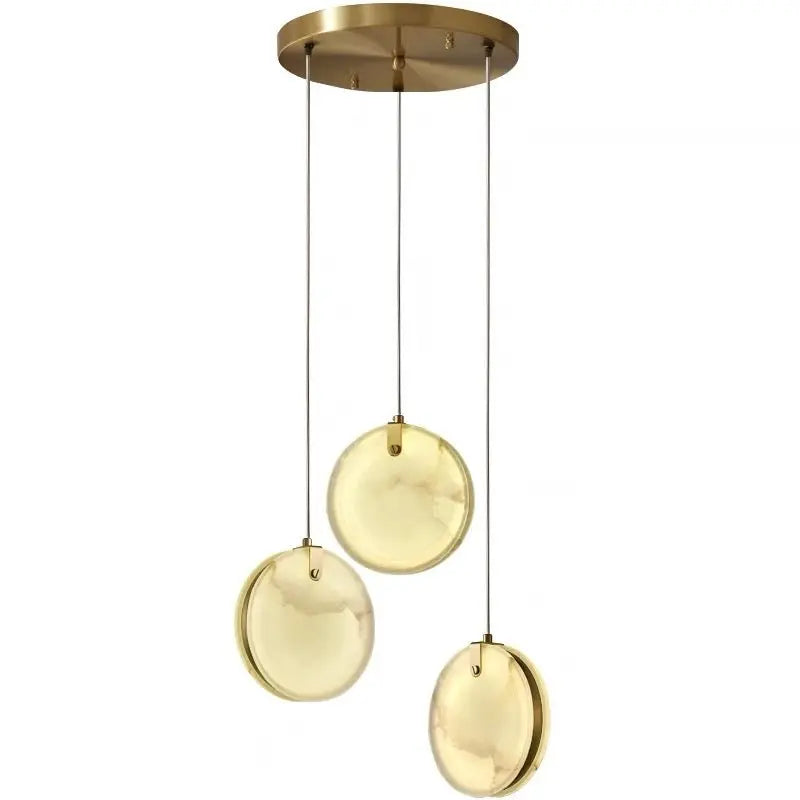 Alabaster Round Pendant Lights Dining Room Pendant