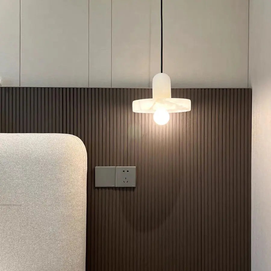 Real Alabaster Modern Pendant Light Fixture Pendant