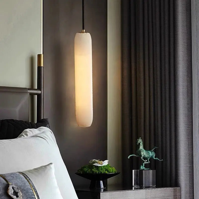 Spain Alabaster Modern Pendant Light Fixtures Pendant