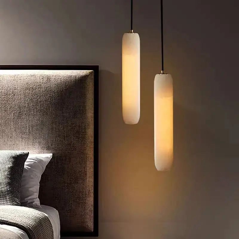Spain Alabaster Modern Pendant Light Fixtures Pendant