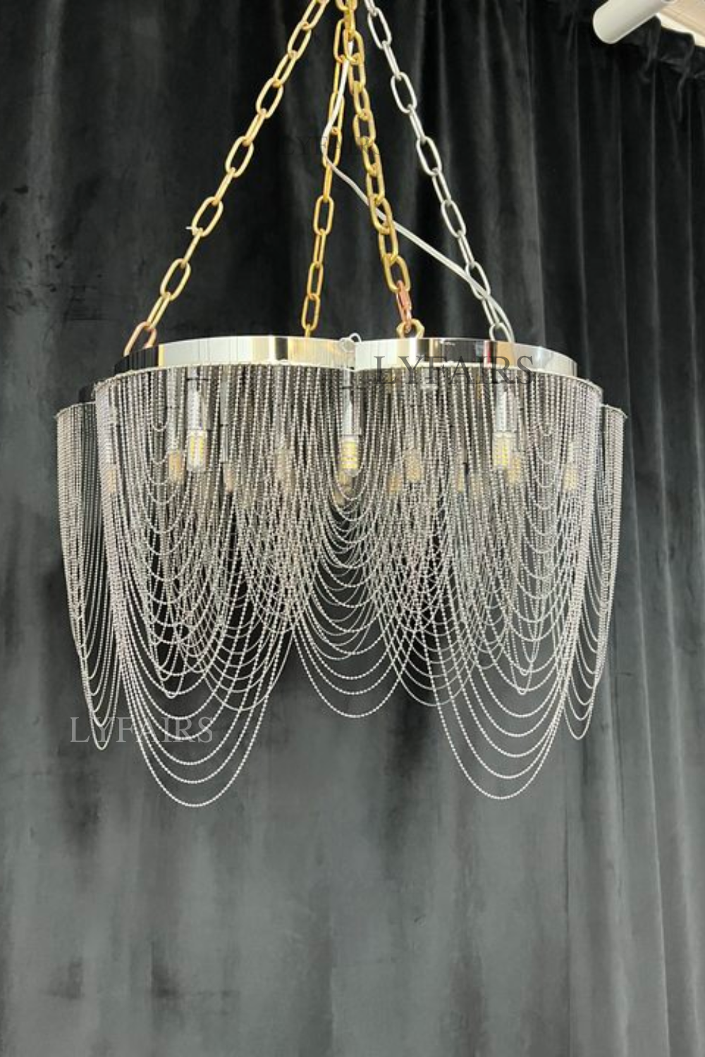 Post-Modern Art Flower Multi-tier Stainless Steel Pendant Chandelier for Living/Dining Room/Bedroom