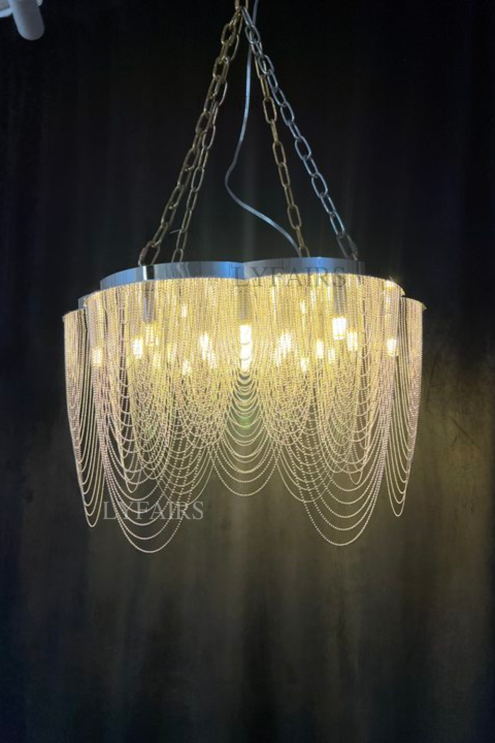 Post-Modern Art Flower Multi-tier Stainless Steel Pendant Chandelier for Living/Dining Room/Bedroom