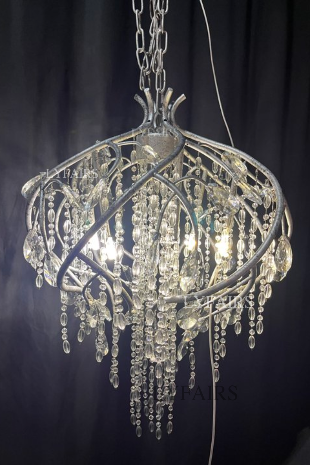Vintage Style Designer Creative Branch Crystal Pendant For Dining Table/Entryway