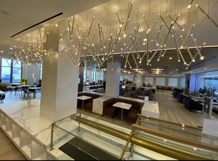 Modern Italian Creative Art Sticks Ceiling Chandelier for Living Room/Staircase/Hotel Lobby, round ,rectangle, extra large , oversized, sticks, acrylic, adjustable, foyer, duplex
