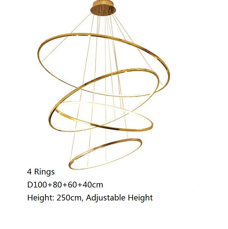 Orbit Ring LED Chandelier