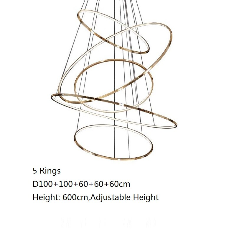 Orbit Ring LED Chandelier