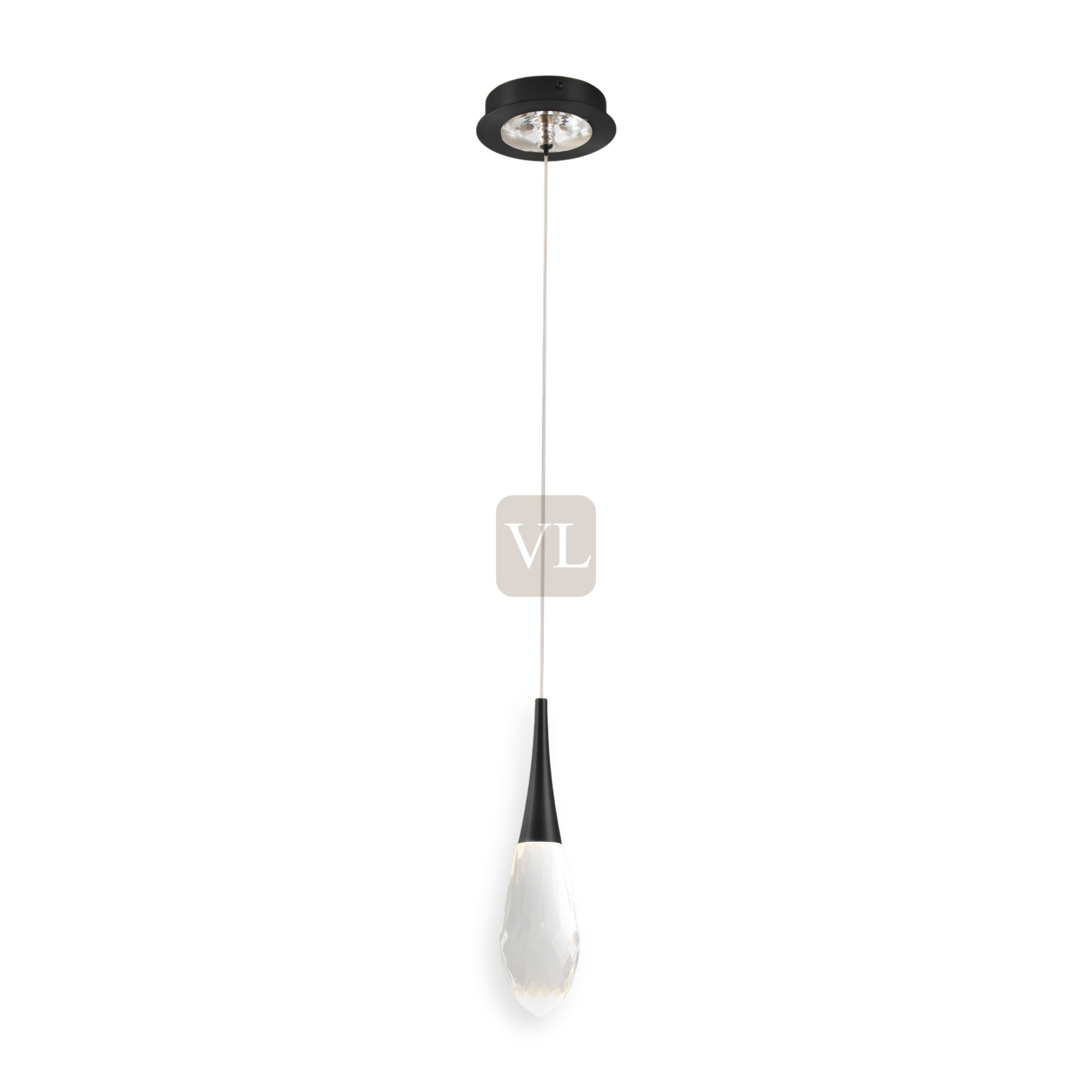 Crystal Drop LED Pendant Light