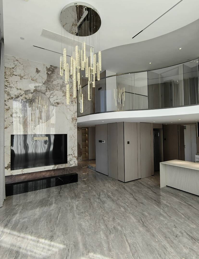 Extra Large Modern Spiral Crystal Ceiling Light Decoration for Staircase/ High Ceiling Living Room/ Hotel Lobby/ Hallway