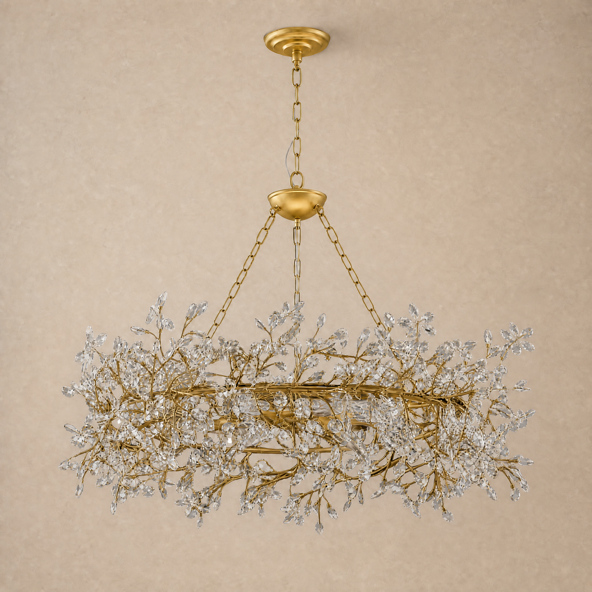 Rowan Twig Modern Round Chandelier 39"D