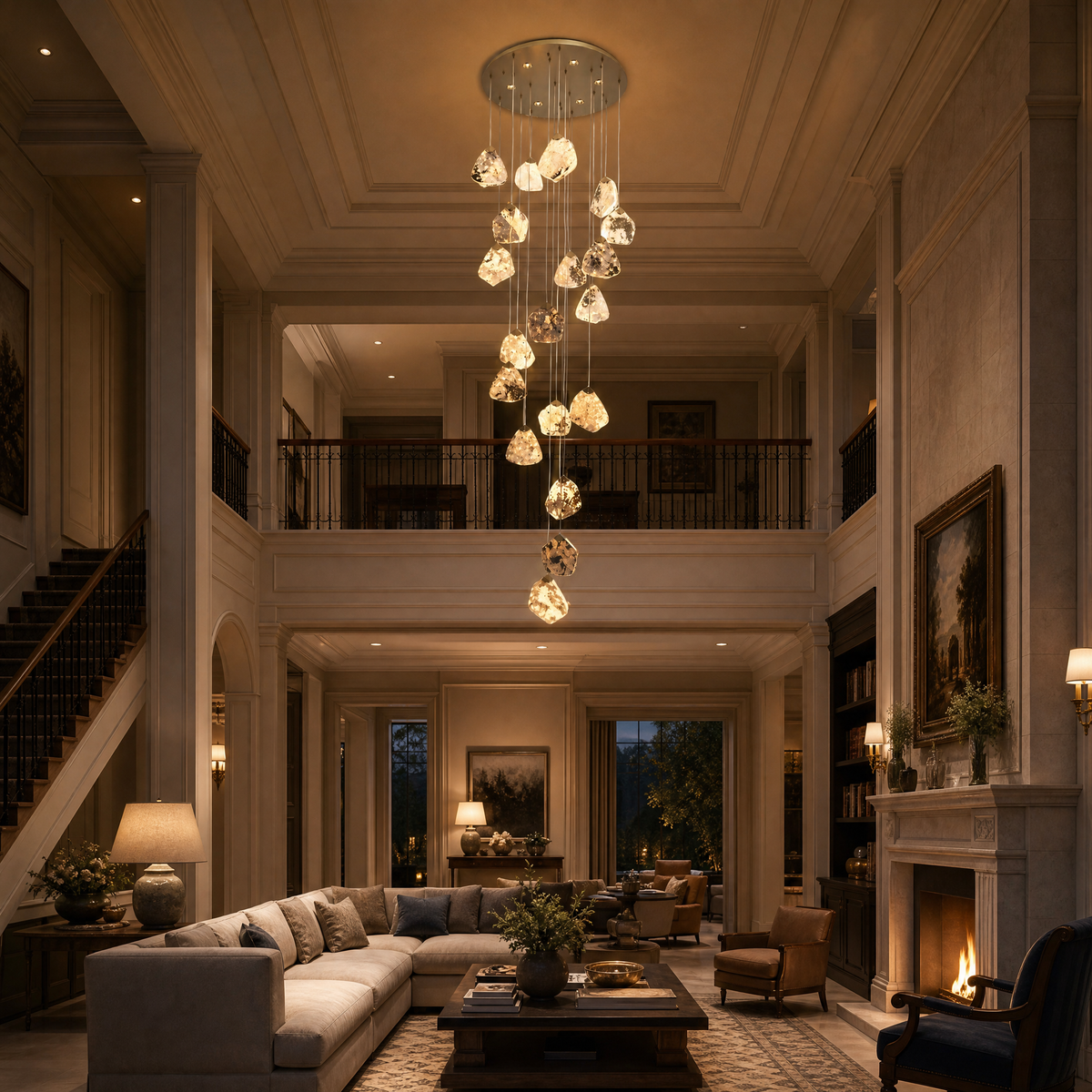 Lysia Modern Cascading Luxury Chandelier