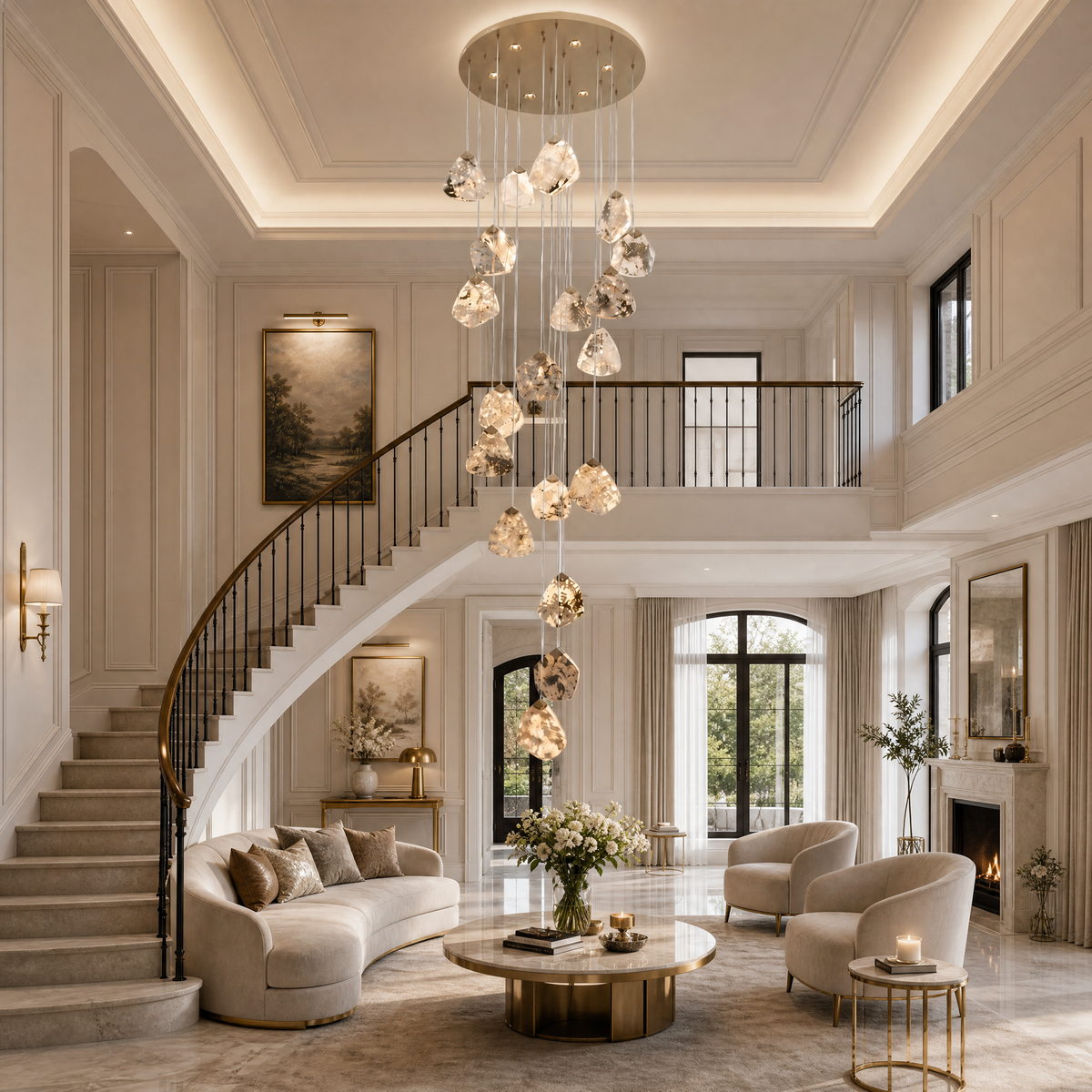 Lysia Modern Cascading Luxury Chandelier