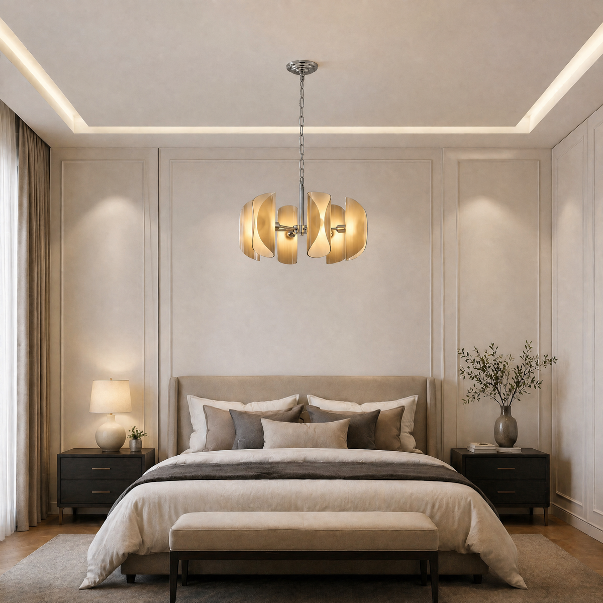 Ilyia Living Room Chandelier Modern 31"
