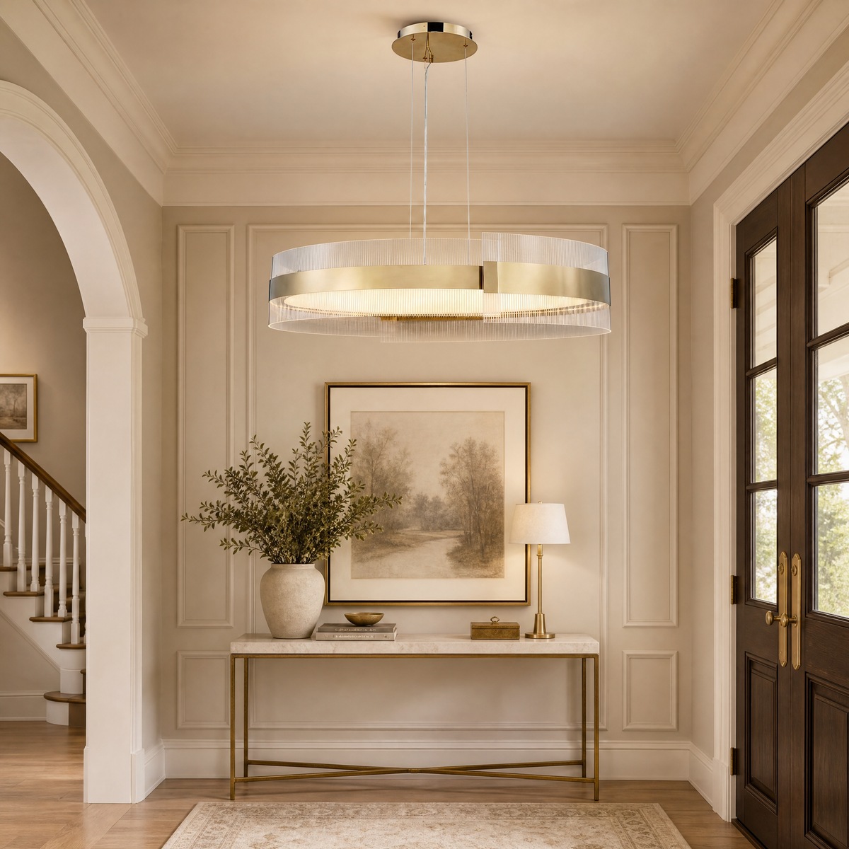 Belis Round Modern Chandelier