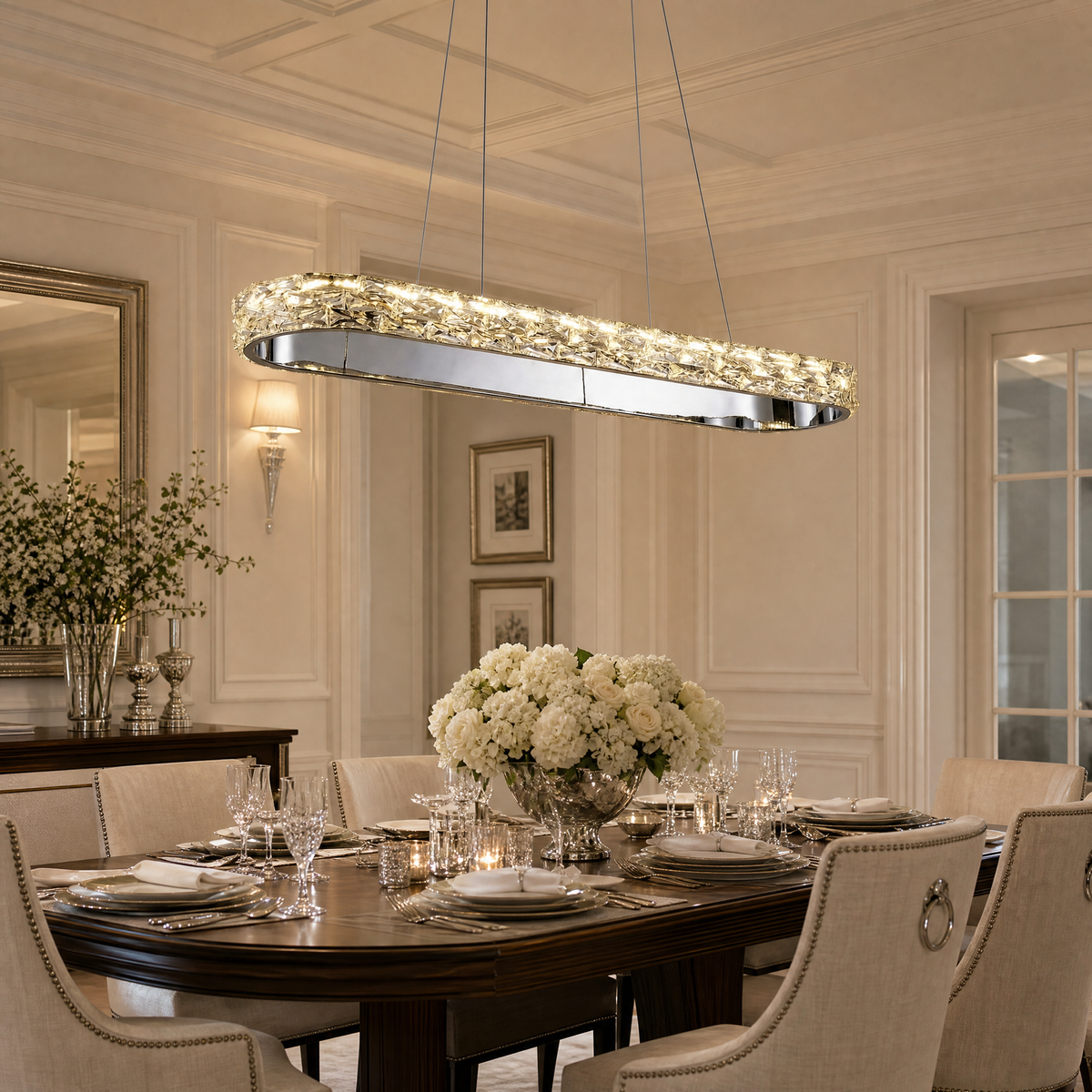 Ariis Ring Crystal Chandelier