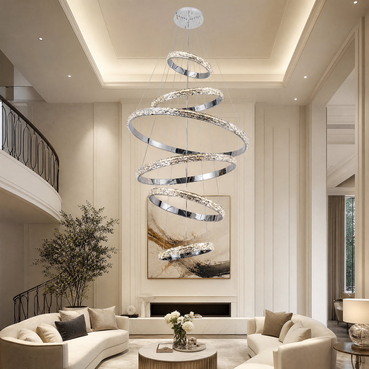 Ariis Ring Crystal Chandelier