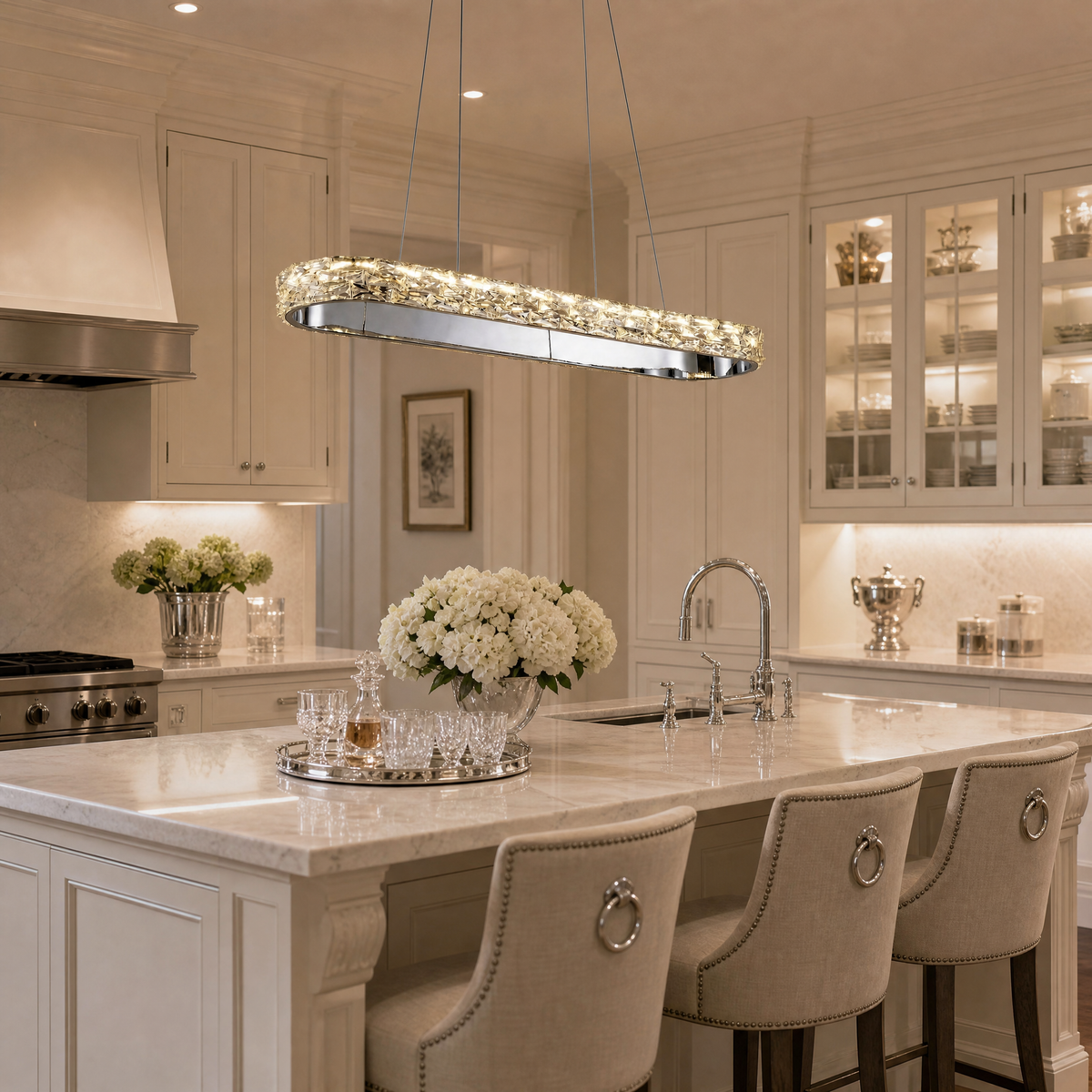 Ariis Ring Crystal Chandelier