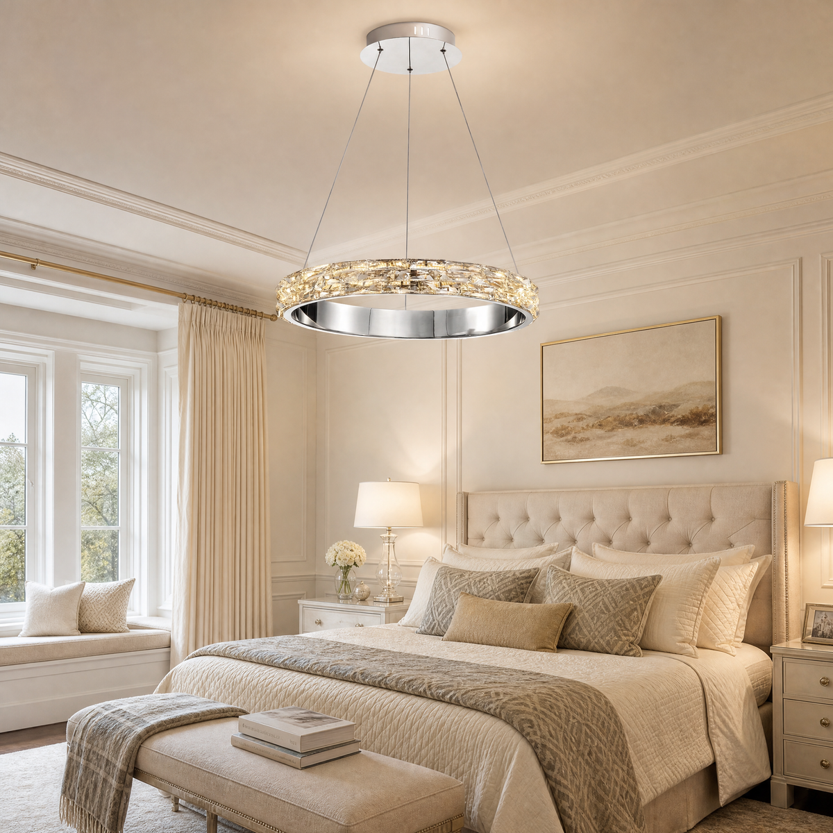 Ariis Ring Crystal Chandelier