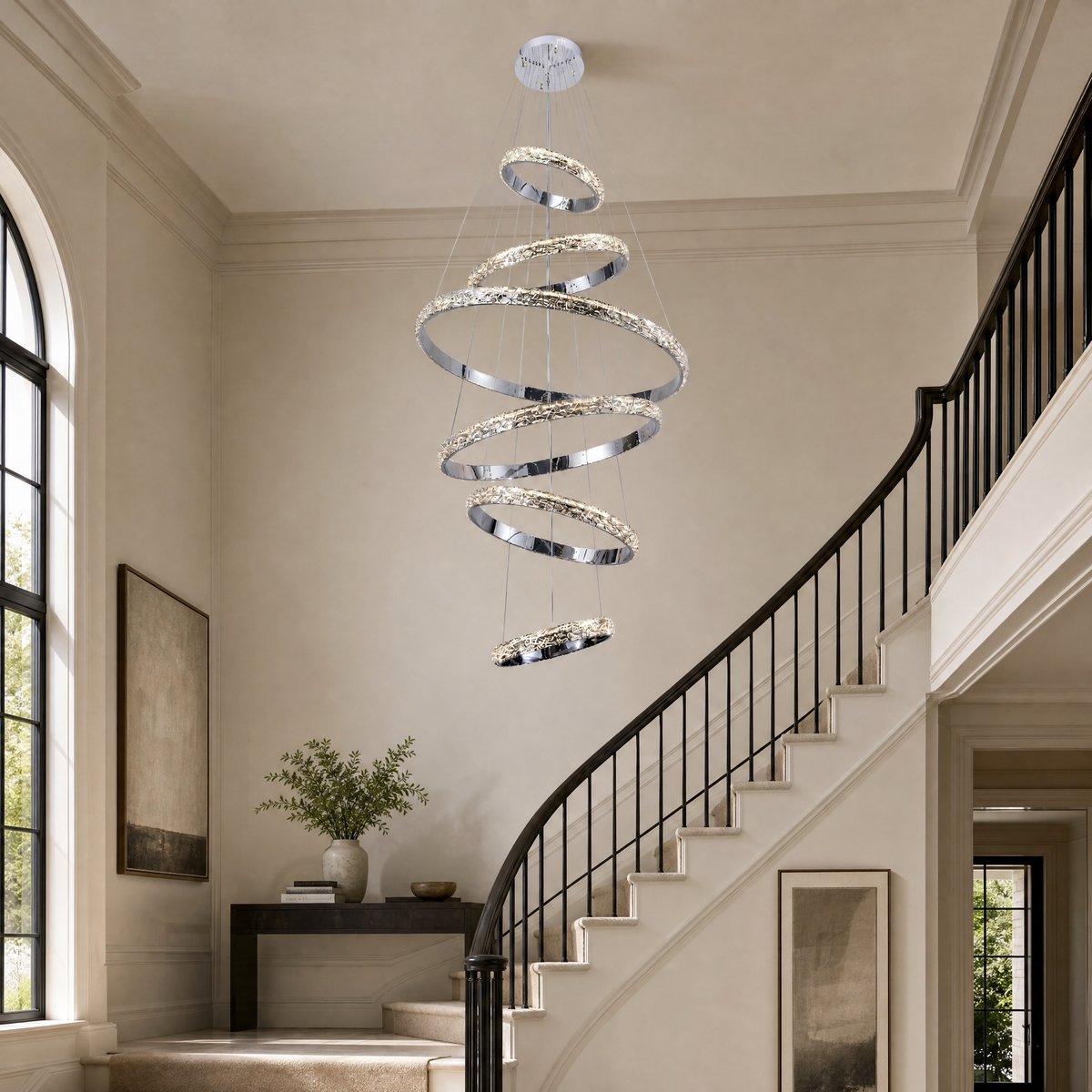 Ariis Ring Crystal Chandelier