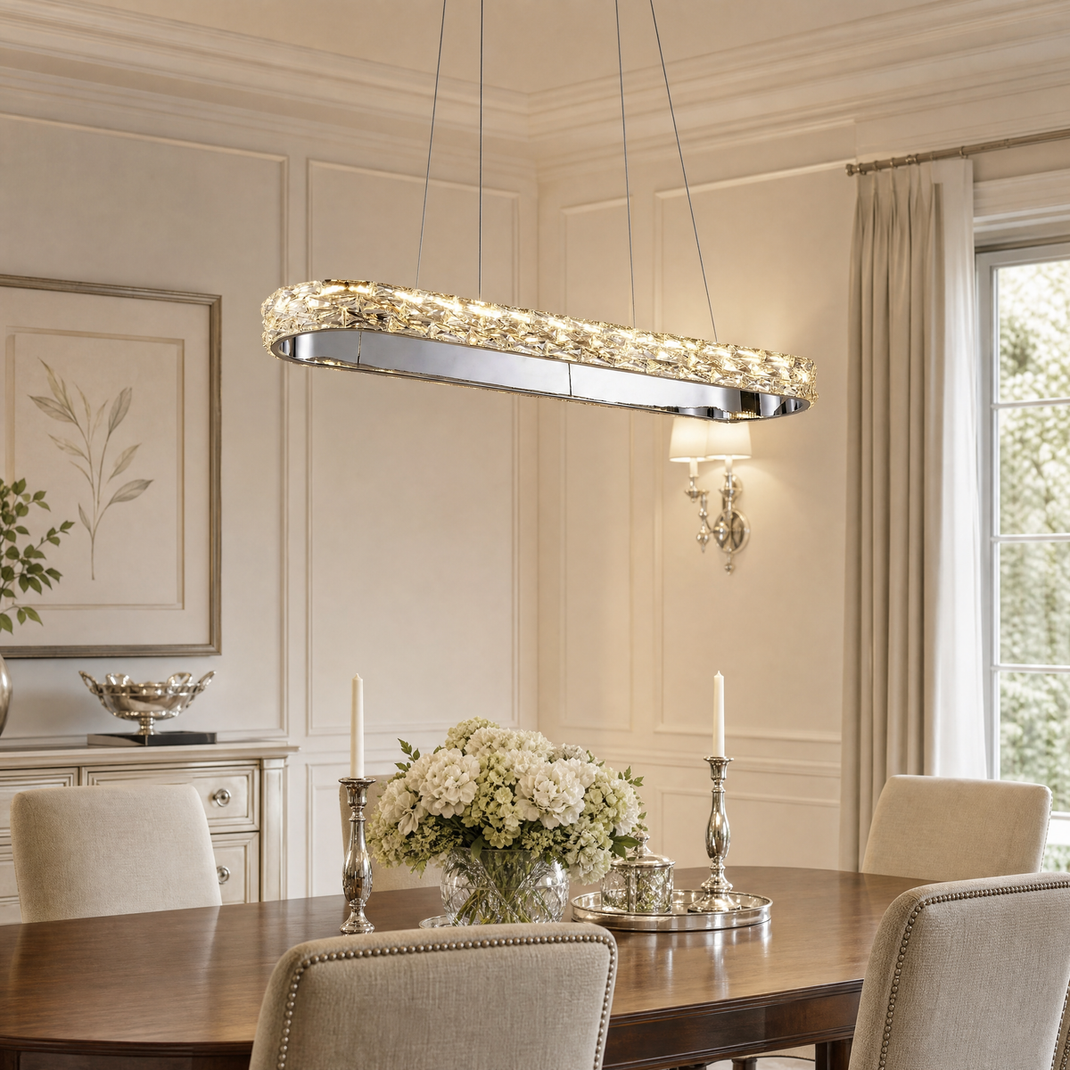Ariis Ring Crystal Chandelier
