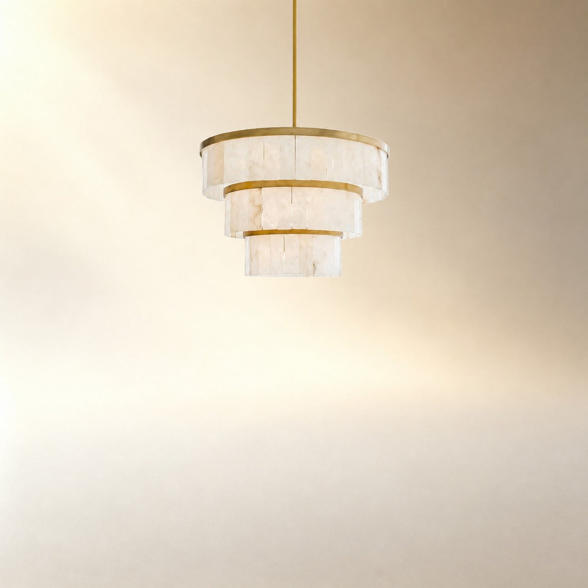 Alabaster 3 Tier Chandelier