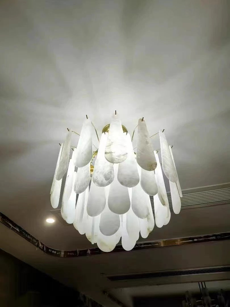 Culoud Alabaster Foyer Chandelier Lighting