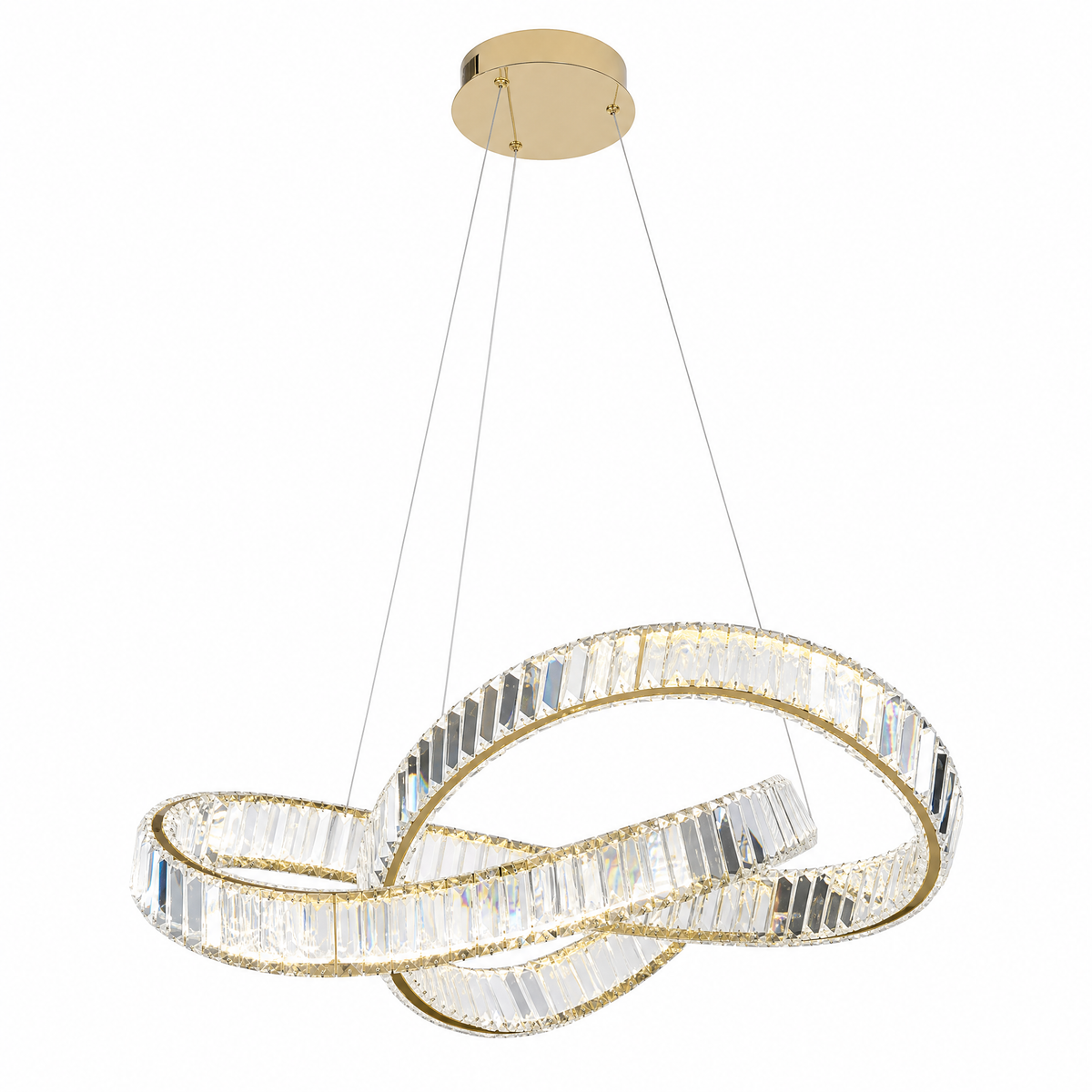 Aletta Slim Halo Chandelier