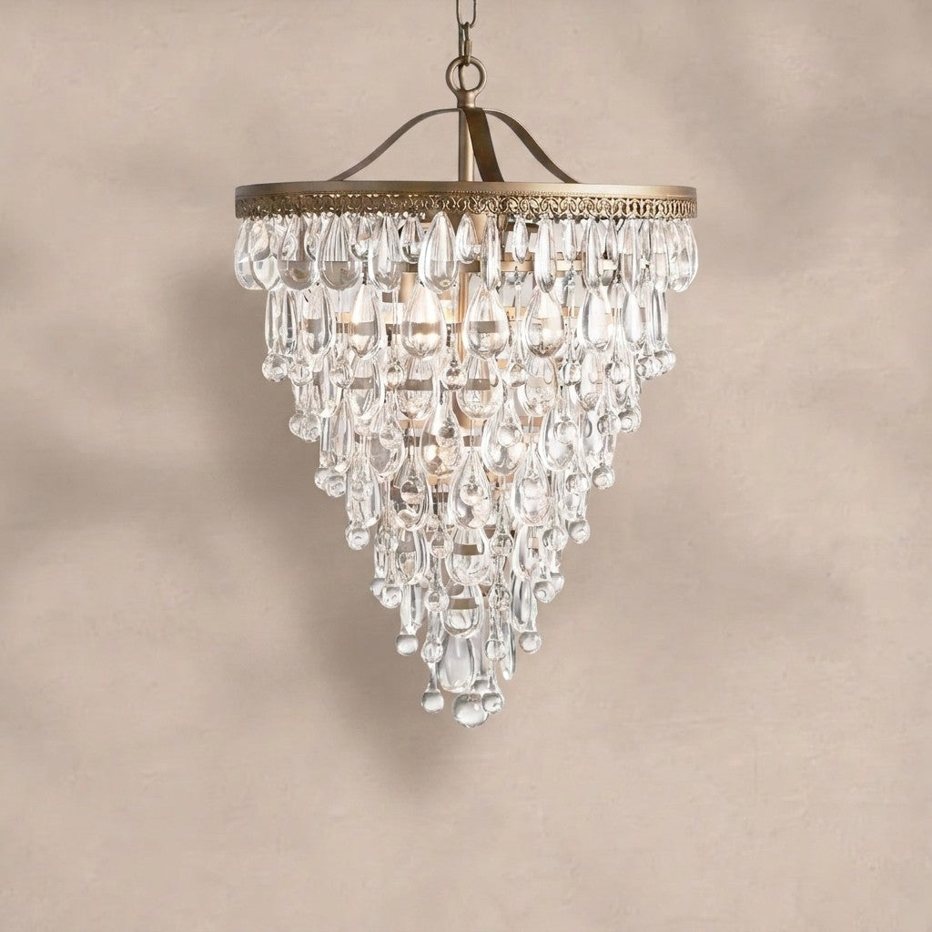 Anabella Round Chandelier 17''23''H