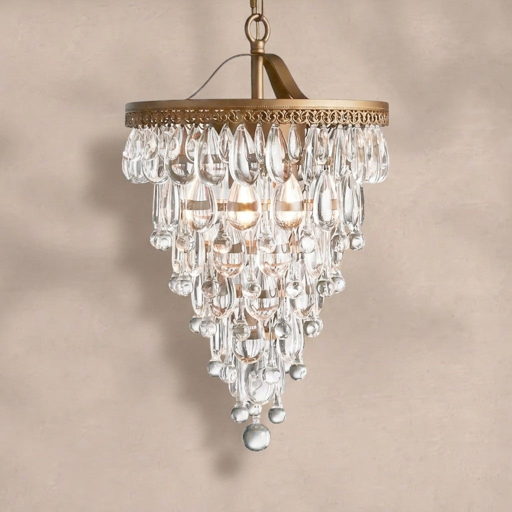 Anabella Round Chandelier 17''23''H