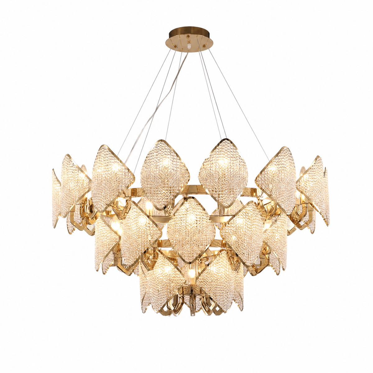 Ananas Pineapple Trio Chandelier