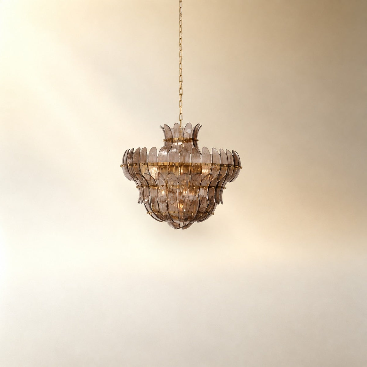 Arcade 10-Light Blown Glass Chandelier