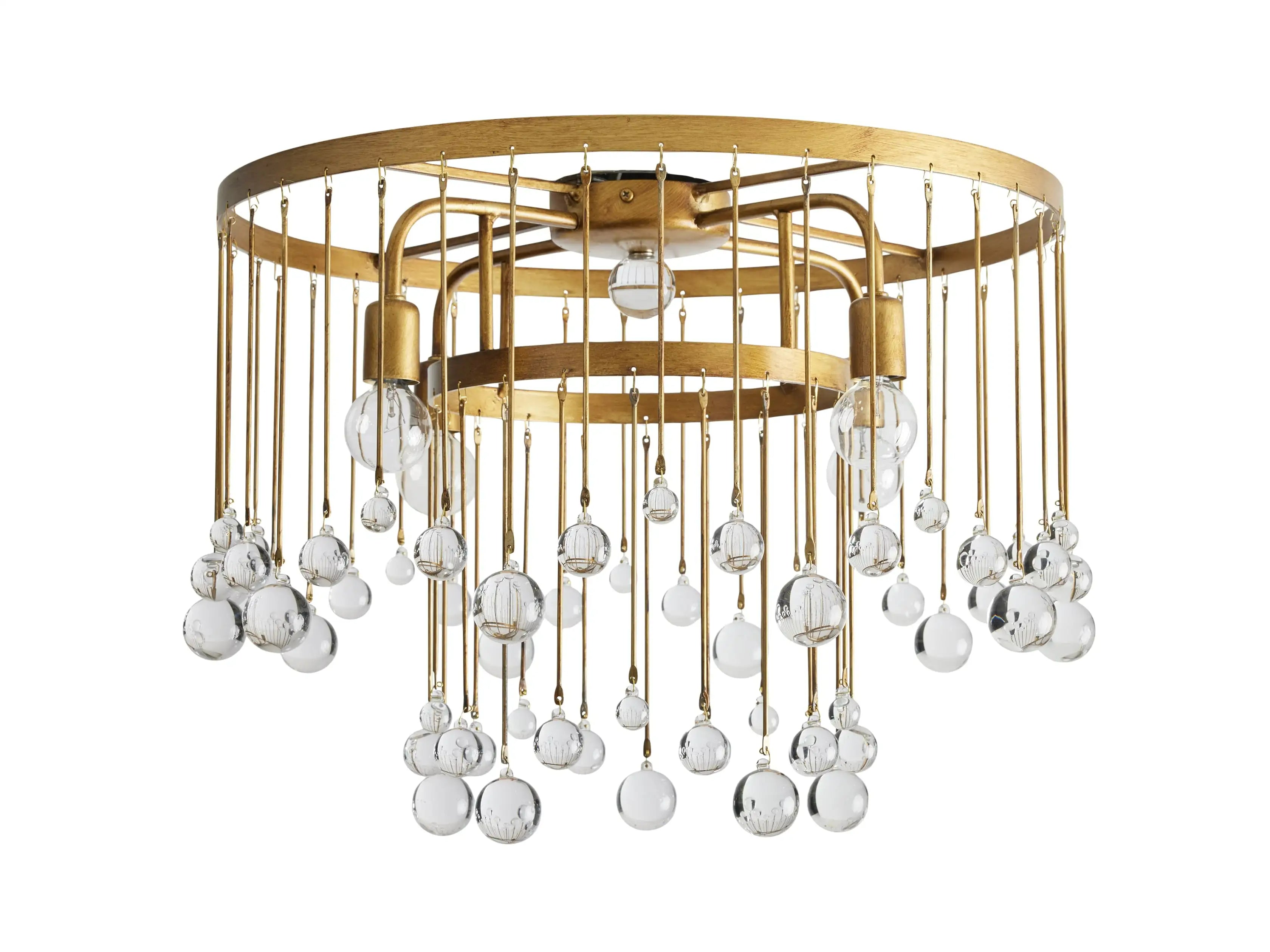 Aubrey Crystal Ball Flush mount
