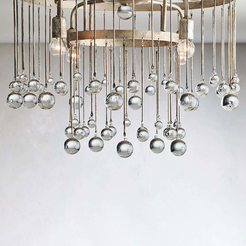 Aubrey Crystal Ball Flush mount