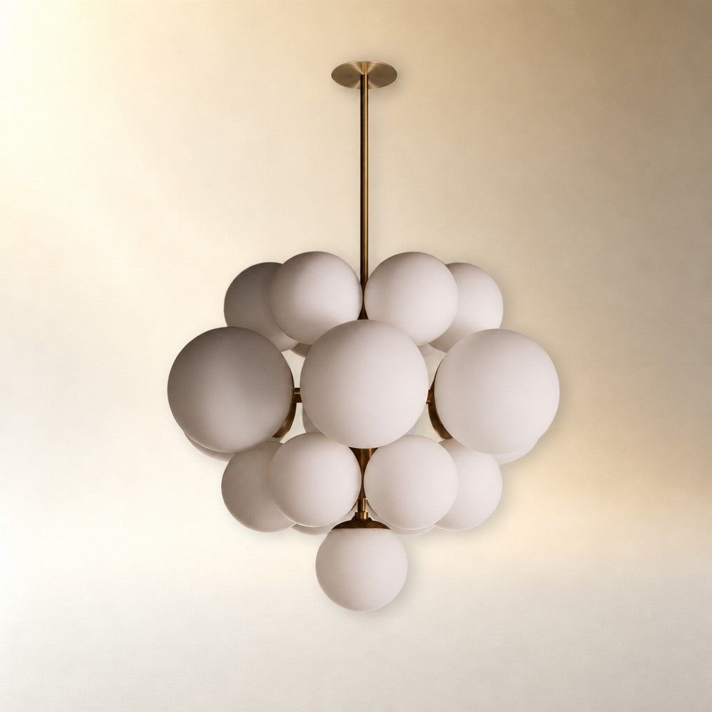 Aurelia Alabaster Cluster Chandelier