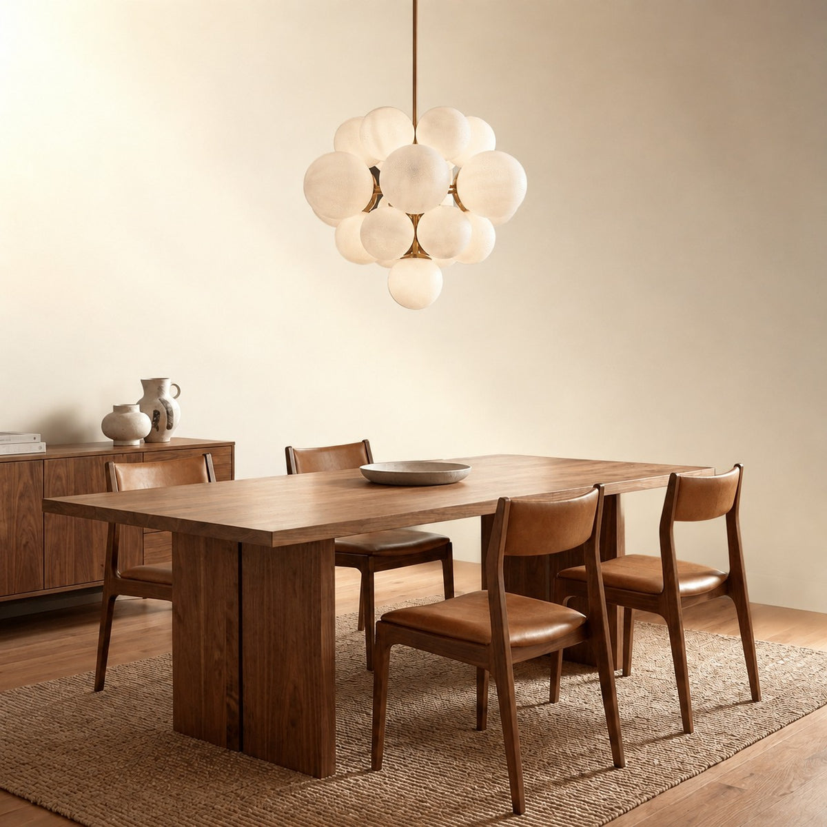 Aurelia Alabaster Cluster Chandelier