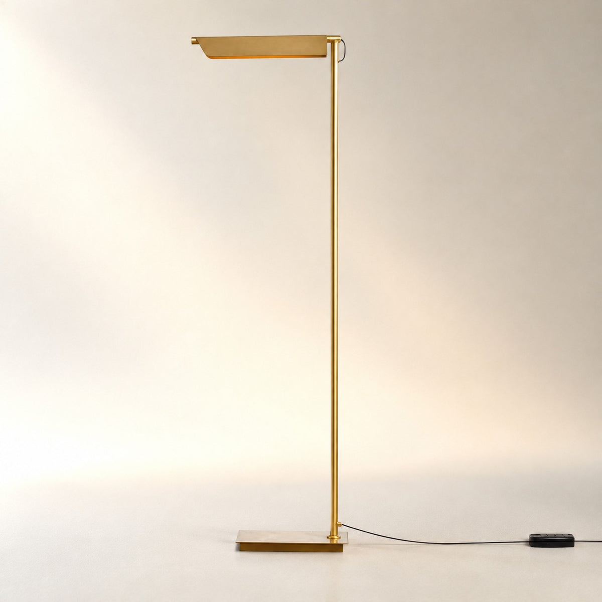 Axle Brass Floor Lamp