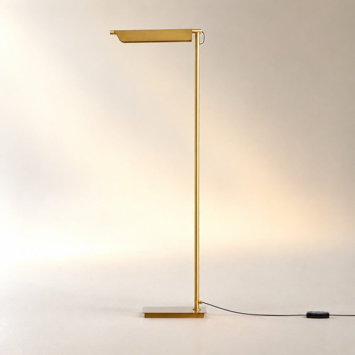 Axle Brass Floor Lamp