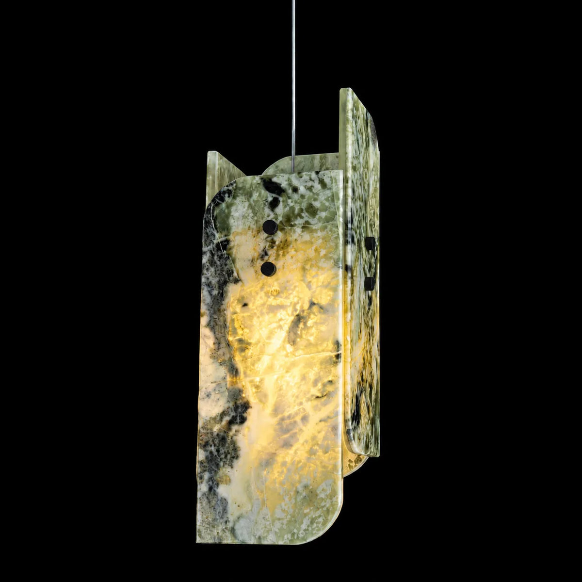 Modern Sculptural LuxuryStone Pendant Light