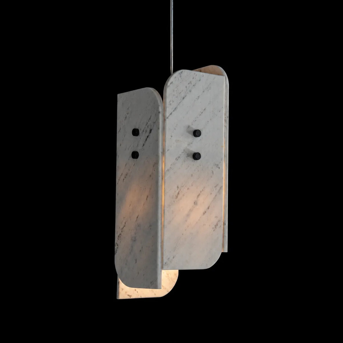 Modern Sculptural LuxuryStone Pendant Light