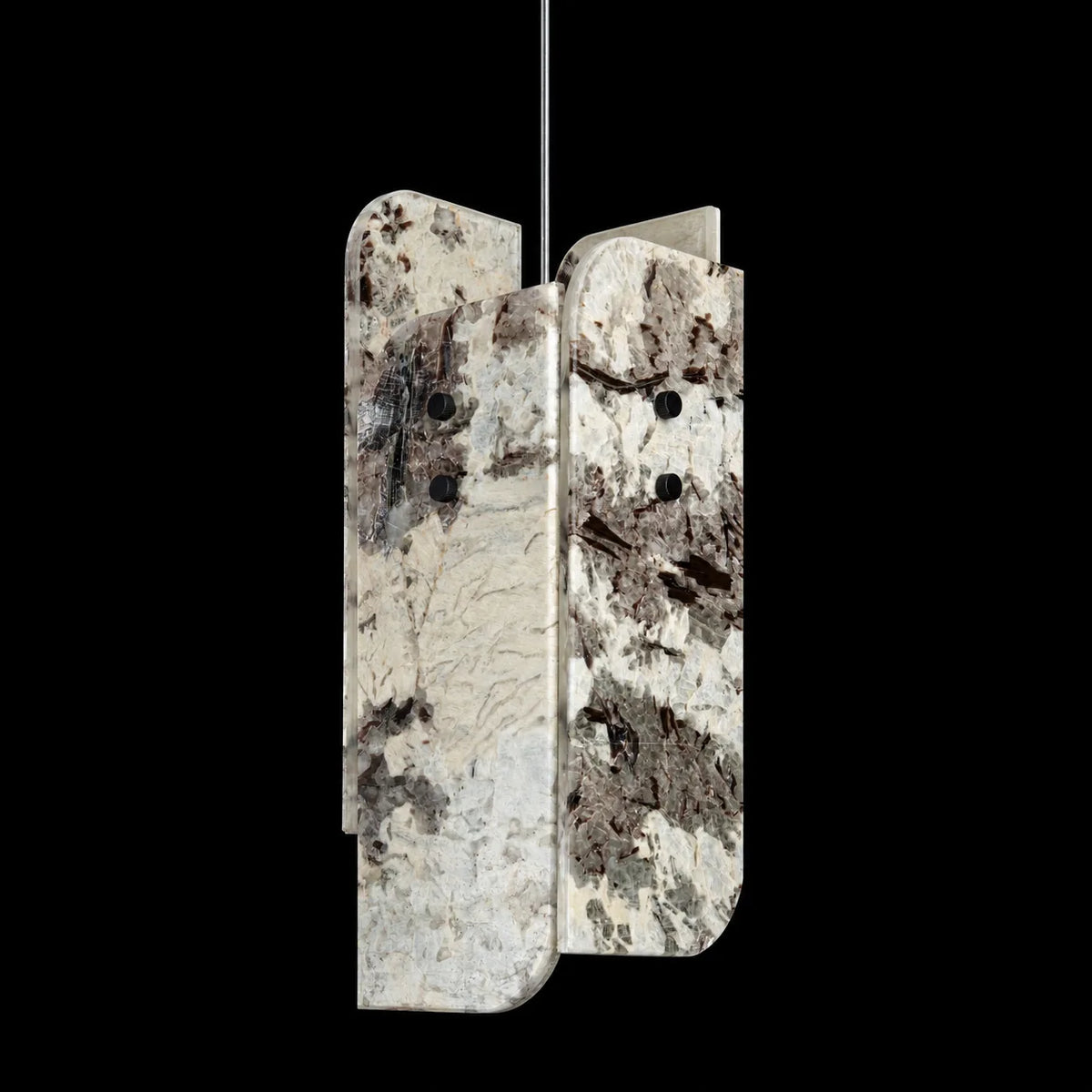 Modern Sculptural LuxuryStone Pendant Light
