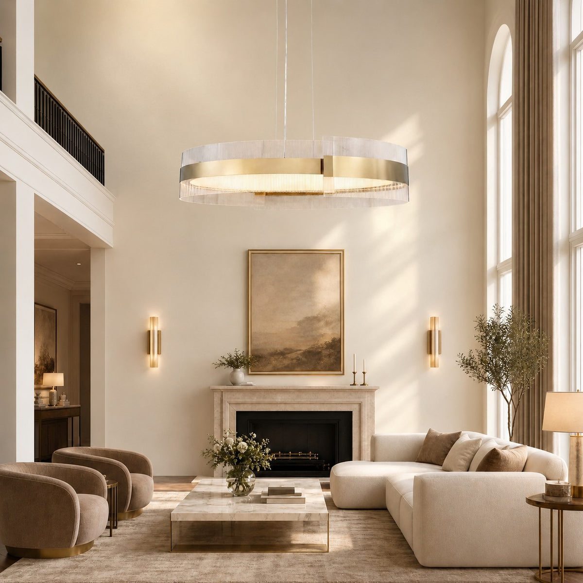 Belrin Round Modern Chandelier