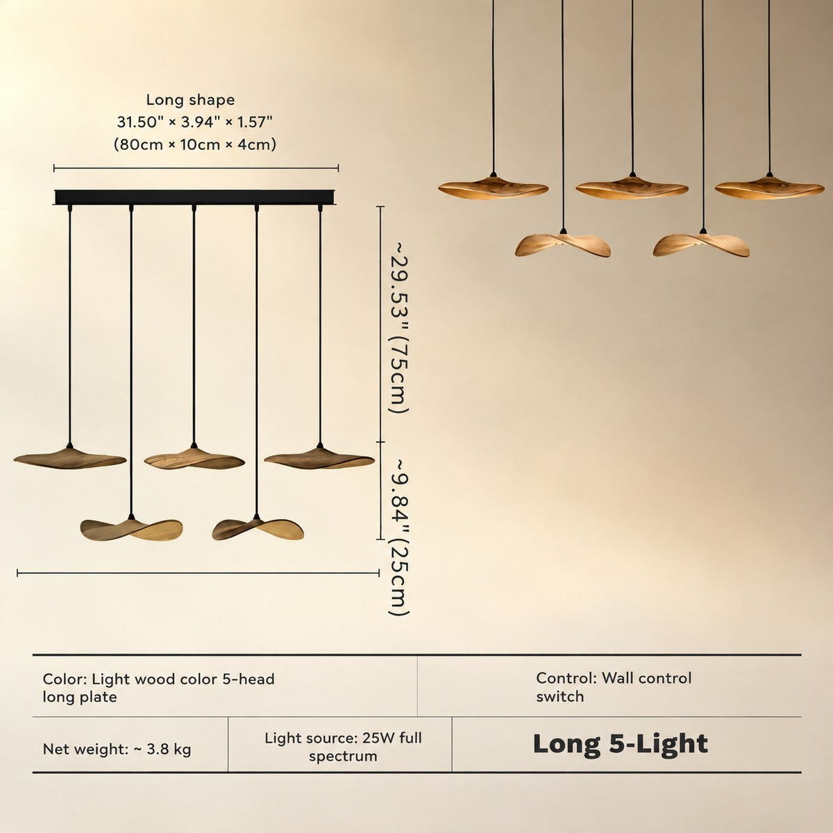 Bidi Multi Light Pendant Chandelier
