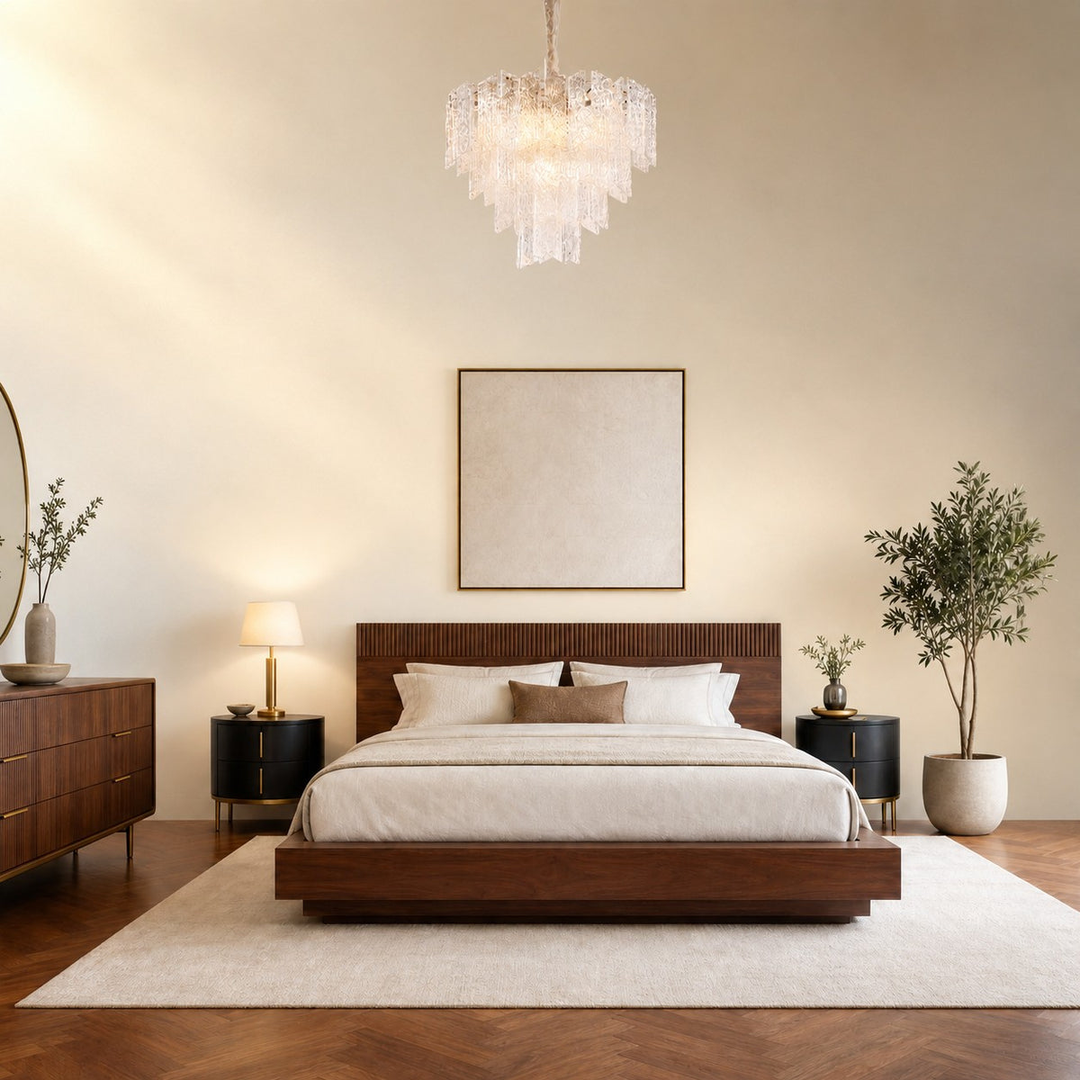 Bolla Brass Globe Chandelier