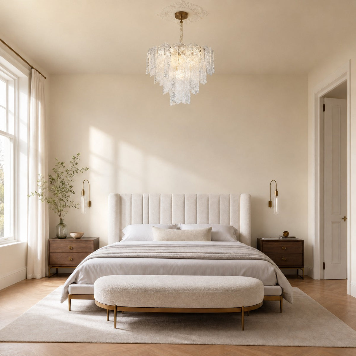 Bolla Brass Globe Chandelier