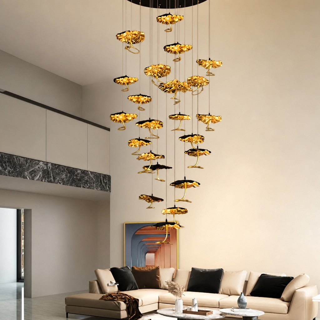 Brass Aviary Constellation Chandelier