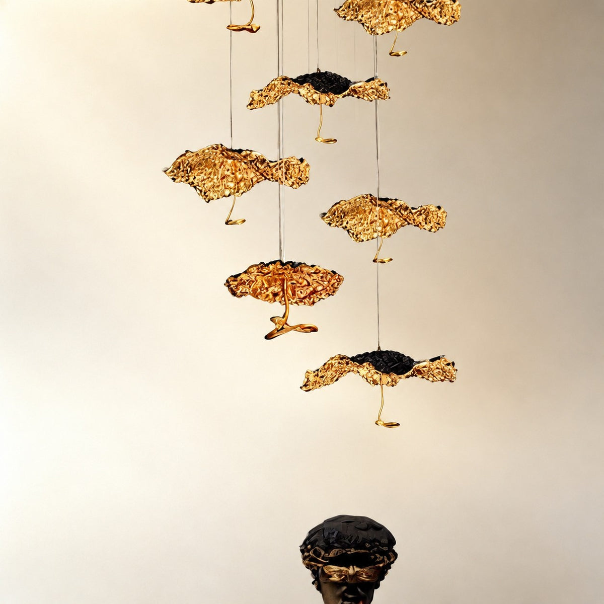 Brass Aviary Constellation Chandelier
