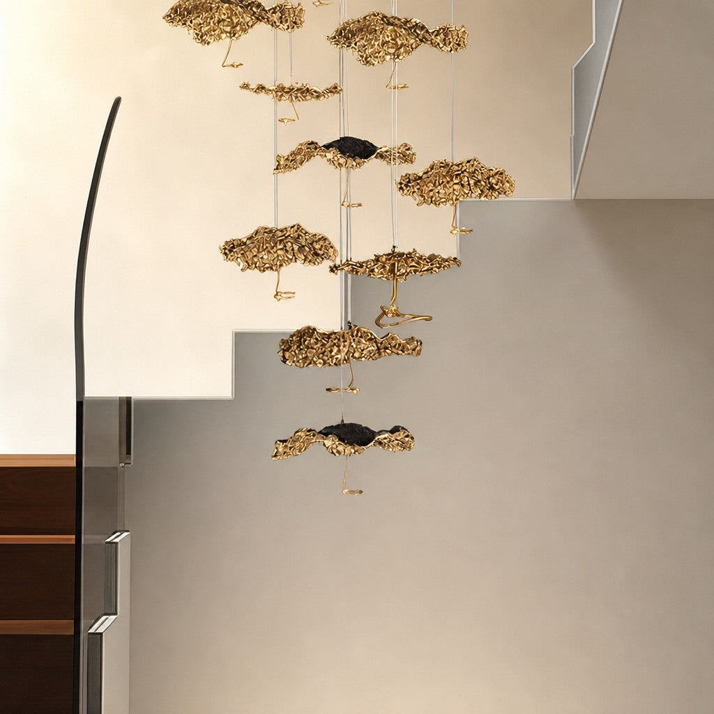 Brass Aviary Constellation Chandelier