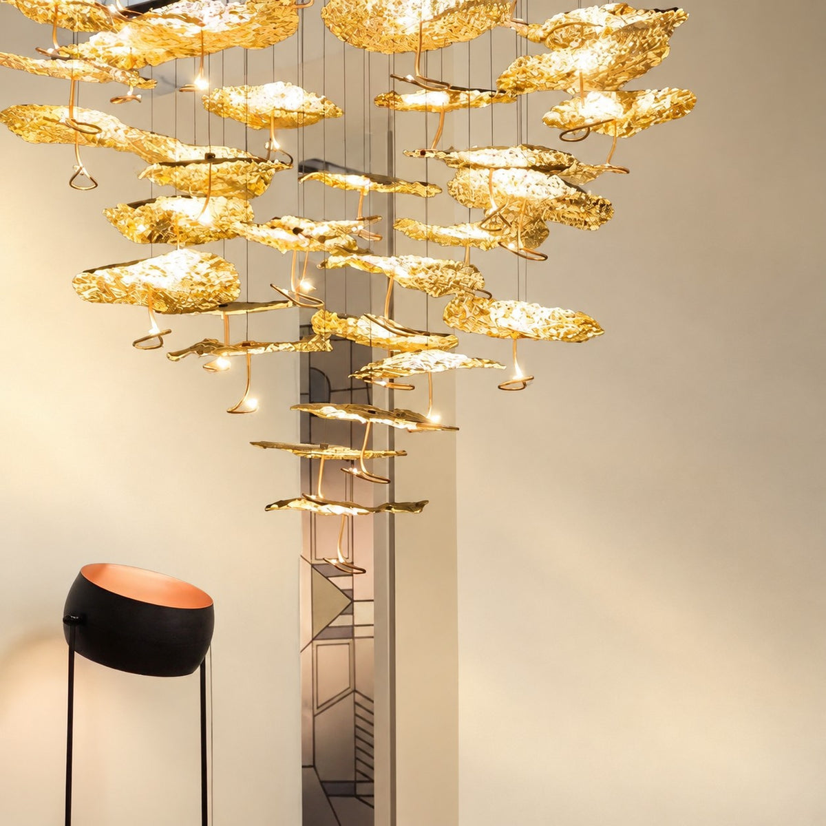 Brass Aviary Constellation Chandelier