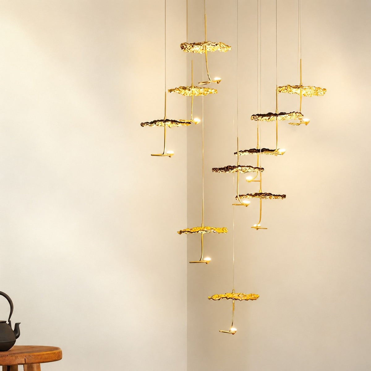 Brass Aviary Constellation Chandelier